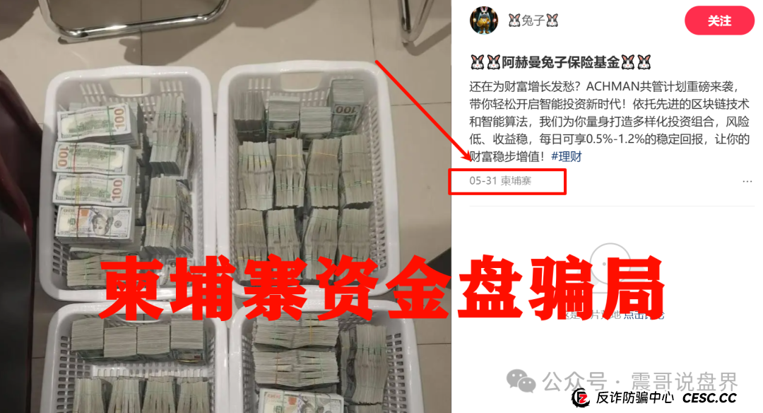 兔子保险基金（ACHMAN阿赫曼）：震哥曝光这个柬埔寨资金盘骗局
