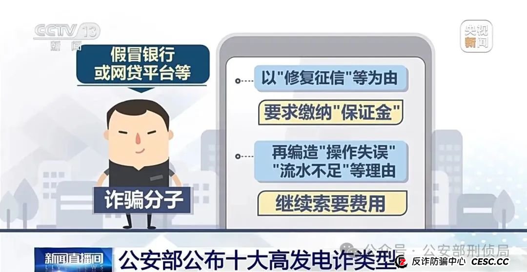 小心被骗子盯上！公安部公布高发电诈类型Top10