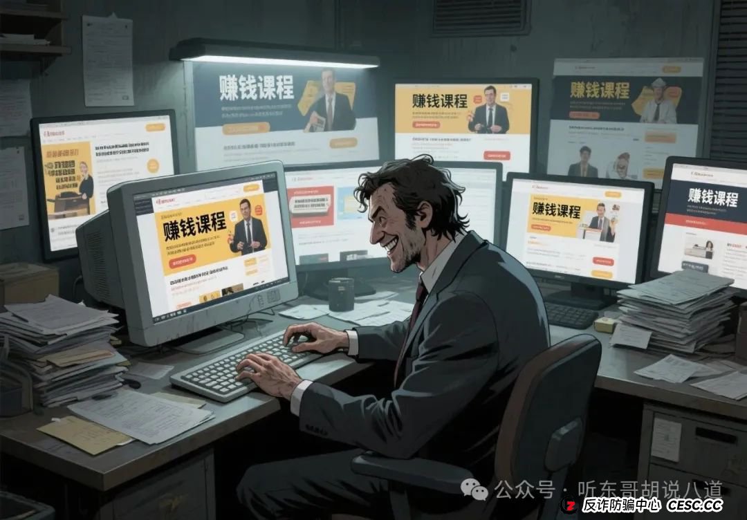 网上那些教你赚钱的人，其实只想赚你的钱