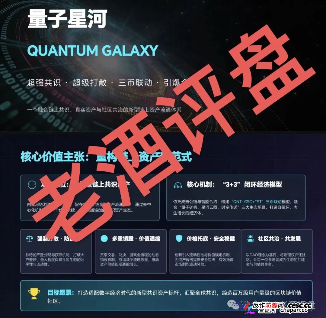 量子星河靠谱吗？三币联动是虚，传销裂变是实：量子矿机的算力都在后台数据里睡觉