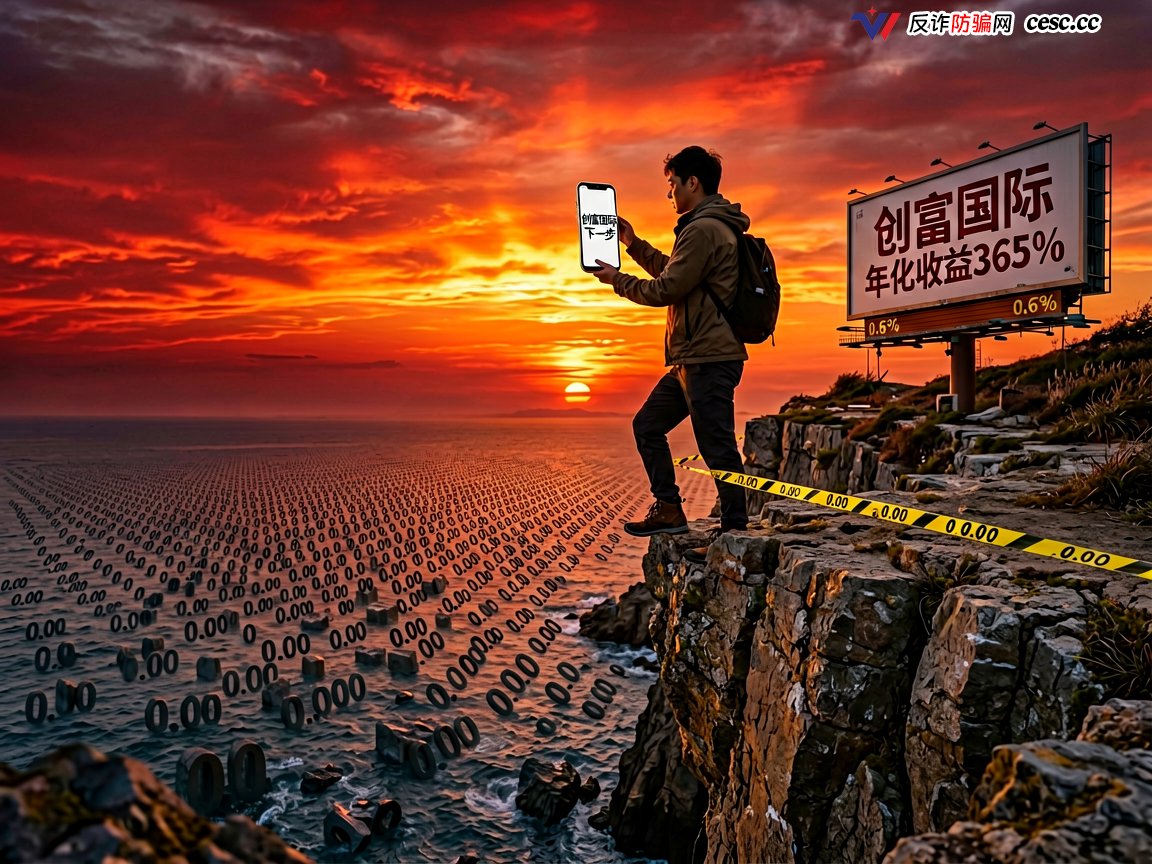 创富国际稳赚神话背后的黑平台真相：外汇收割与资金盘崩盘风险全解析