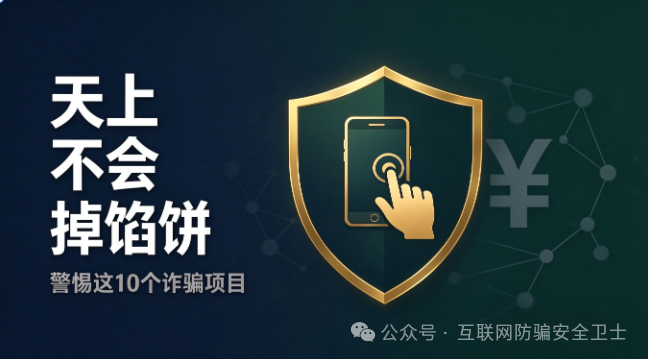 官方＂发钱＂了？这10个项目的＂天降福利＂，全是诈骗剧本