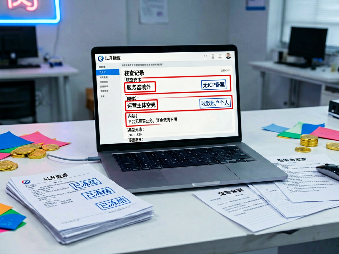 曝光以升能源：无牌照高息分红盘，本金归零前最后通牒