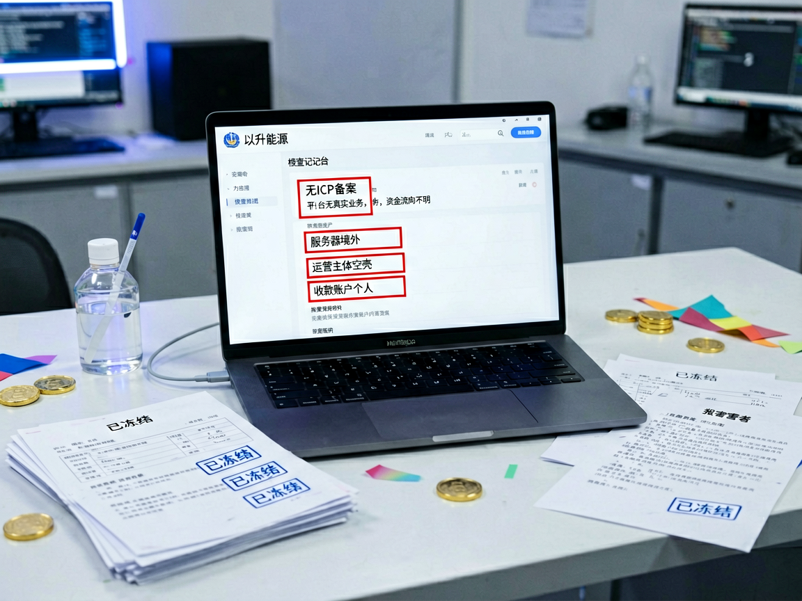 曝光以升能源：无牌照高息分红盘，本金归零前最后通牒