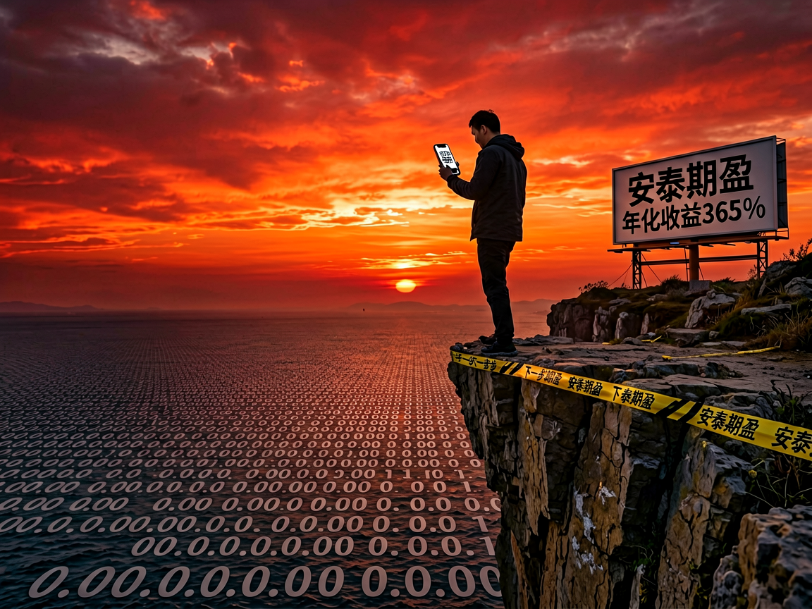 ＂安泰期盈＂打着境外期货旗号，实则是USDT充值的资金盘骗局，拉人头传销是核心镰刀